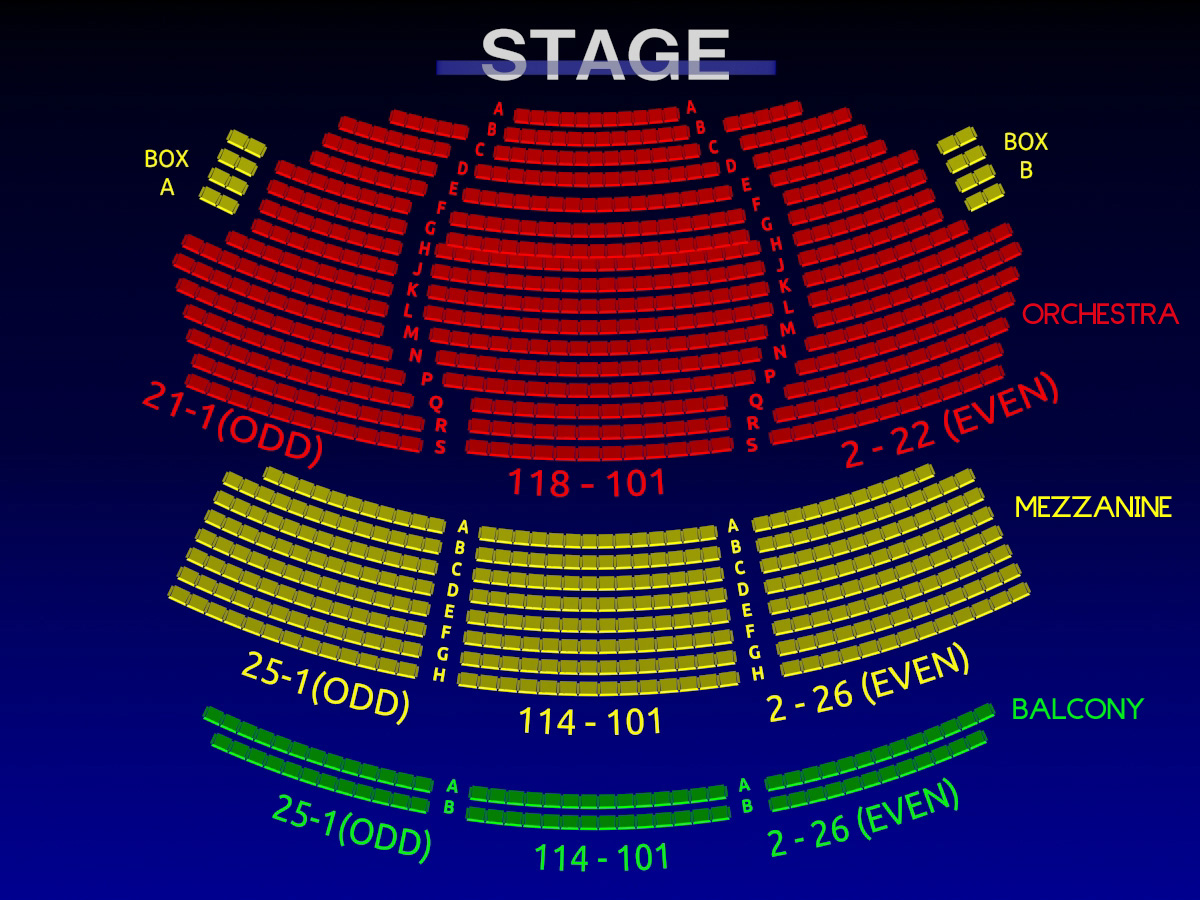 Seating Chart Walter Kerr Theatre New York City New York