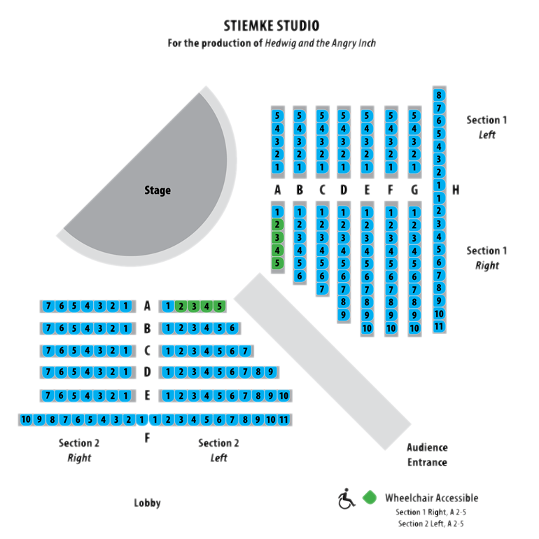 Stiemke Theater Seating Chart Theater Seating Chart