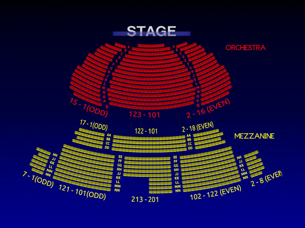 Studio 54 Interactive 3 D Broadway Seating Chart History Broadway Scene