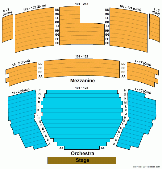 Studio 54 Theatre Seating Chart Studio 54 Theatre