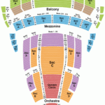 The Buell Theatre Seating Chart Maps Denver