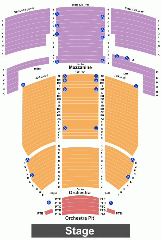 Fillmore Theater Seating Chart - Theater Seating Chart