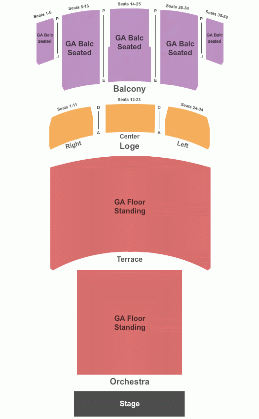 The Fox Theatre Pomona Seating Chart Maps Pomona