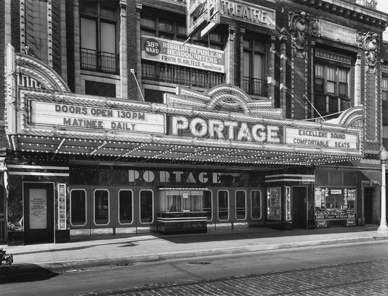 The Portage Theater Pictured Here On October 25 1941 Opened In 1920 