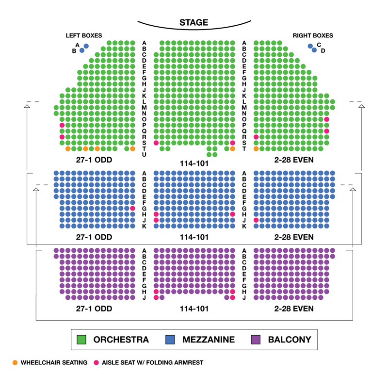 The Shubert Theatre Seating Chart Theatre In New York