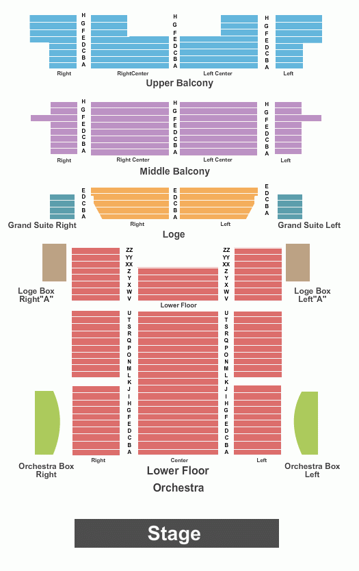 The Strand Theatre Seating Chart Maps Shreveport
