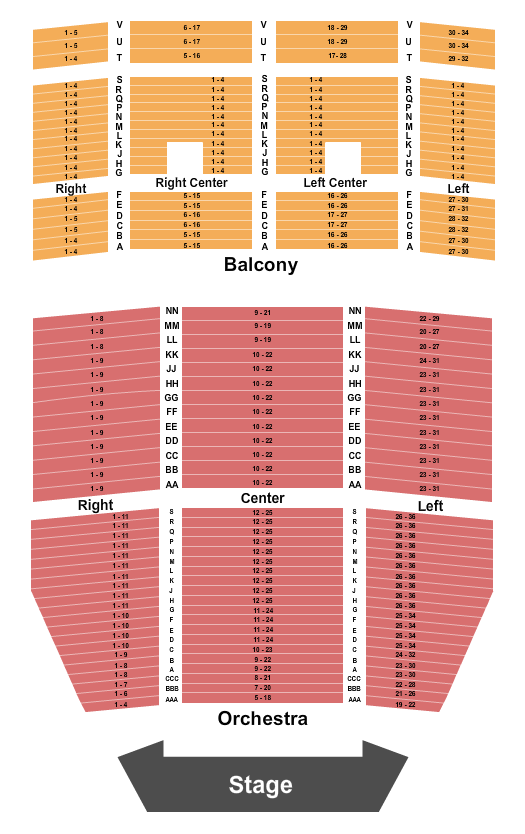 Uptown Theater Tickets Seating Chart Event Tickets Center