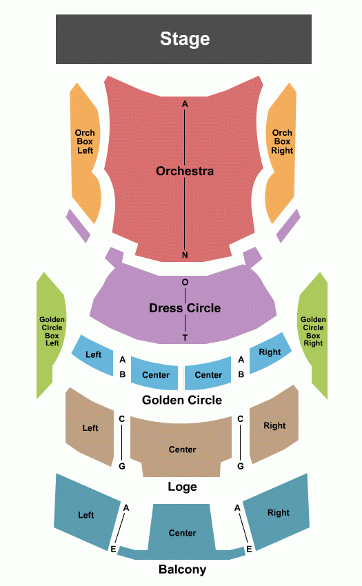 Valentine Theatre Seating Chart Maps Toledo